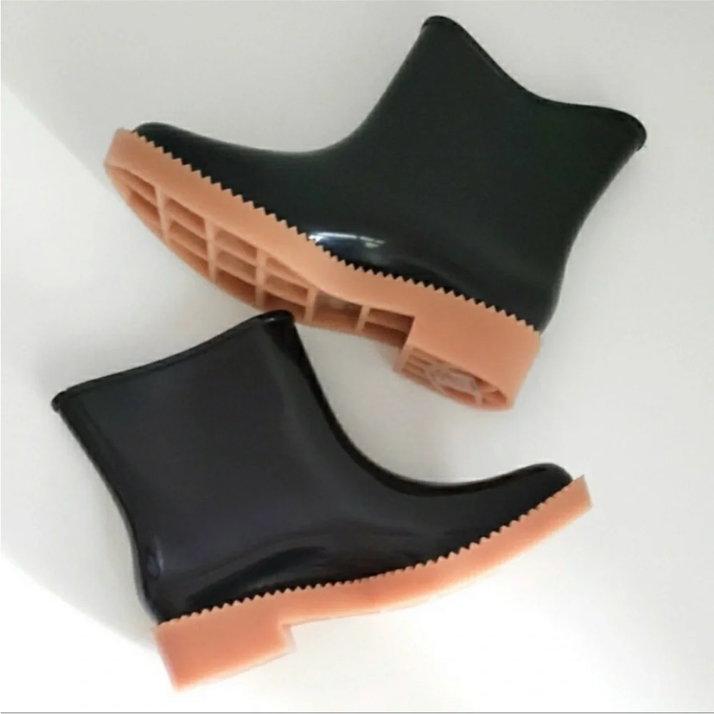 MELISSA Rain Drop Water Resistant Black Boot, size US9 | EUR40, NWOB - Picture 8 of 10